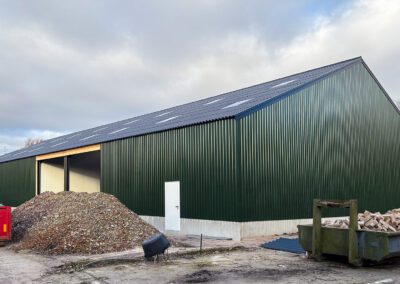 Nieuwbouw agrarische opslagloods